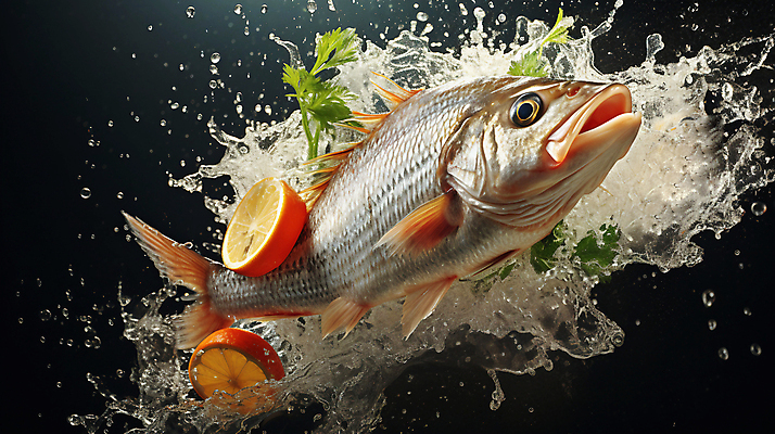 JPG 편집이미지 오렌지 어류 사람없음 물 물방울 신선 허브 해산물 튀는물 편집실사 AI포토 AI콘텐츠 자연요소 식물 과일 수중동물 CG 액체표현 스플래쉬 파일형식