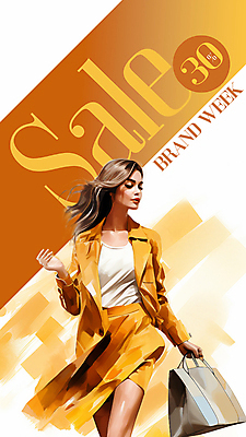 PSD 편집이미지 배너 여자 패션 포스터 가방 붓터치 수채화 한명 들기 정장 손짓 성인 쇼핑 노란색 세일 걷기 번짐 의료성형뷰티 성인여자한명만 이미지편집 1 잡화 옷 컬러 모션 사람 여자한명만 성인여자만 파일형식 효과