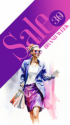 PSD 편집이미지 배너 여자 패션 포스터 붓터치 수채화 한명 들기 정장 성인 스마트폰 쇼핑 선글라스 쇼핑백 세일 걷기 보라색 번짐 의료성형뷰티 성인여자한명만 이미지편집 1 옷 안경 컬러 가방 모션 사람 핸드폰 스마트기기 여자한명만 성인여자만 파일형식 효과