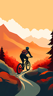 JPG 전신 나무 구름 남자 스포츠 단풍 일러스트 배낭 하늘 산 한명 풍경 성인 레포츠 운동 주황색 가을 바위 헬멧 오솔길 성인남자한명만 국내일러스트 AI일러스트 AI콘텐츠 자연요소 식물 1 계절 길 컬러 잎 가방 레저 건강 사람 돌_바위 보호장비 남자한명만 성인남자만 파일형식