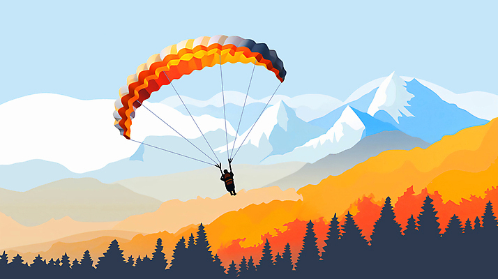 JPG 전신 나무 구름 남자 일러스트 하늘 산 한명 풍경 성인 레포츠 운동 가을 익스트림스포츠 패러글라이딩 성인남자한명만 국내일러스트 AI일러스트 AI콘텐츠 자연요소 식물 1 계절 스포츠 레저 건강 사람 남자한명만 성인남자만 파일형식