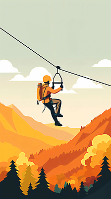 JPG 전신 나무 구름 남자 스포츠 단풍 일러스트 배낭 하늘 산 한명 풍경 성인 운동 가을 헬멧 익스트림스포츠 안전벨트 와이어 성인남자한명만 짚트랙 국내일러스트 AI일러스트 AI콘텐츠 자연요소 식물 1 계절 잎 가방 건강 안전 사람 레포츠 보호장비 남자한명만 성인남자만 파일형식