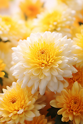 JPG 편집이미지 꽃 자연 국화 사람없음 노란색 편집실사 AI포토 AI콘텐츠 식물 컬러 CG 생태계 파일형식