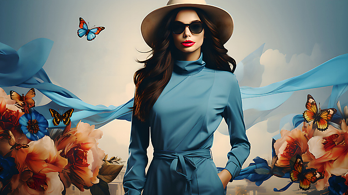 JPG 구름 편집이미지 모자 여자 꽃 하늘색 나비 하늘 한명 상반신 성인 선글라스 가을 디지털합성 주머니손 의료성형뷰티 성인여자한명만 편집실사 AI인물포토 AI콘텐츠 자연요소 식물 1 잡화 계절 안경 곤충 모션 사람 파란색 CG 여자한명만 성인여자만 파일형식 AI포토