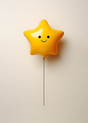 JPG 편집이미지 감정 별 미소 웃음 사람없음 노란색 디지털합성 풍선 편집소스 이모지 편집실사 AI포토 AI콘텐츠 자연요소 컬러 표정 CG 파일형식