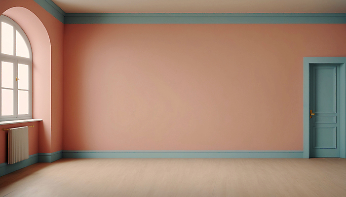 JPG 편집이미지 분홍색 창문 실내 사람없음 인테리어 문 공간 디지털합성 라디에이터 파스텔톤 미니멀 비어있는 편집실사 AI포토 AI콘텐츠 디자인 컬러 내부 CG 파일형식