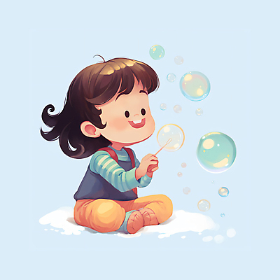 JPG 전신 여자 어린이 일러스트 놀이 한명 들기 소녀 유치원 유치원생 비눗방울 불기 가부좌 비눗방울놀이 소녀한명만 국내일러스트 AI일러스트 AI콘텐츠 1 교육 모션 사람 앉기 여자한명만 소녀만 파일형식