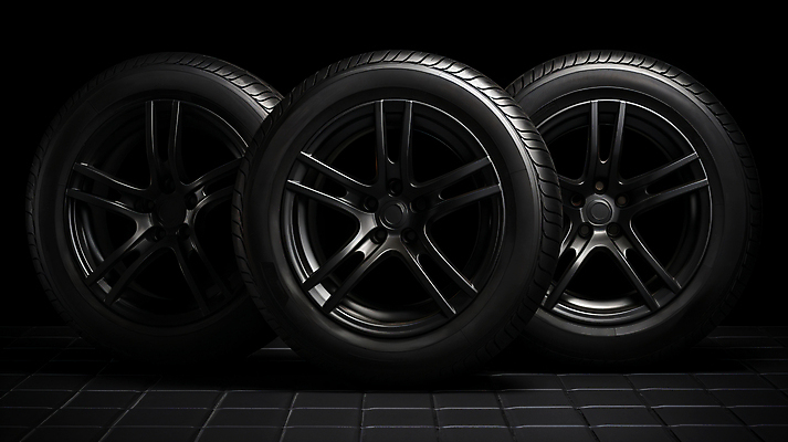 JPG 편집이미지 사람없음 검은색 바퀴 디지털합성 타이어 편집실사 AI포토 AI콘텐츠 컬러 CG 파일형식