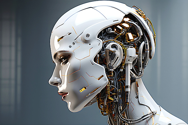 JPG 편집이미지 응시 얼굴 미래 사람없음 머리 디지털 은색 로봇 디지털합성 휴머노이드 SF AI_인공지능 편집실사 AI컴퓨터그래픽 AI콘텐츠 시선 컬러 컨셉 신체부위 CG 파일형식