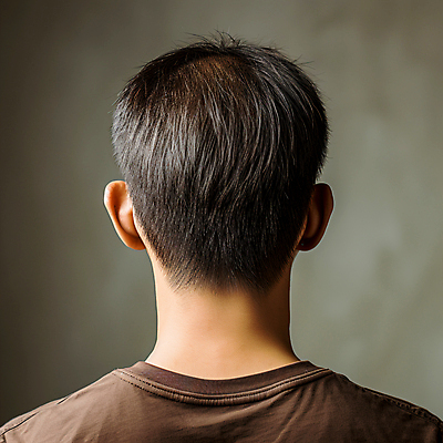 JPG 편집이미지 남자 한명 상반신 성인 머리카락 디지털합성 뒤통수 탈모 성인남자한명만 편집실사 AI인물포토 AI콘텐츠 1 사람 머리 CG 증상 남자한명만 성인남자만 파일형식 AI포토