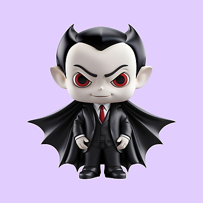 전신 PSD 아이콘 캐릭터 표정 한명 사람 정장 3D아이콘 3D 검은색 할로윈 디지털합성 흡혈귀 드라큘라 몬스터 1 옷 컬러 파일형식