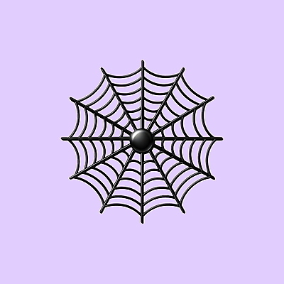 PSD 아이콘 사람없음 3D아이콘 3D 검은색 할로윈 거미줄 디지털합성 컬러 파일형식