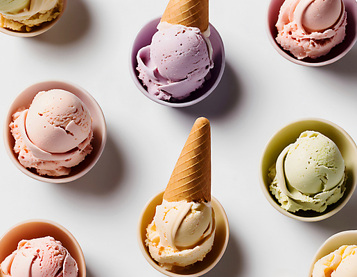 JPG 편집이미지 아이스크림 사람없음 종이컵 아이스크림콘 젤라또 편집실사 AI포토 AI콘텐츠 디저트 컵 일회용 CG 콘 파일형식