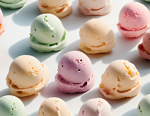 JPG 편집이미지 아이스크림 사람없음 컬러풀 젤라또 편집실사 AI포토 AI콘텐츠 컬러 디저트 CG 파일형식