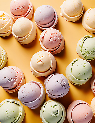 JPG 편집이미지 아이스크림 사람없음 컬러풀 젤라또 편집실사 AI포토 AI콘텐츠 컬러 디저트 CG 파일형식