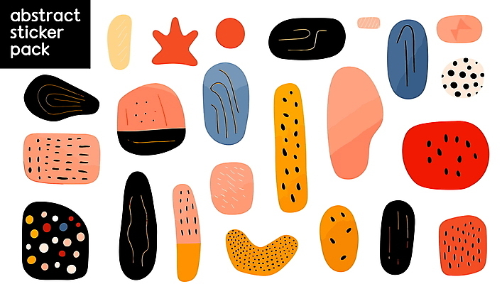 모양 디자인 선 스티커 일러스트 추상 사람없음 그래픽 세트 다이어리 면 점 엘리먼트 다꾸 국내일러스트 AI파일 무늬 사무용품 신조어 약어 파일형식 벡터