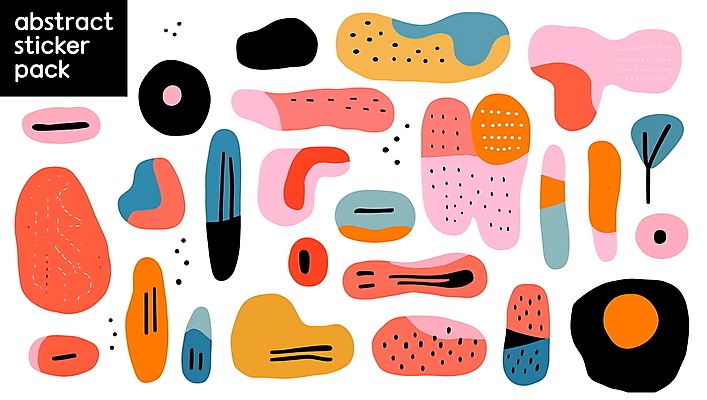 모양 디자인 선 스티커 일러스트 추상 사람없음 그래픽 세트 컬러풀 다이어리 면 점 엘리먼트 다꾸 국내일러스트 AI파일 컬러 무늬 사무용품 신조어 약어 파일형식 벡터