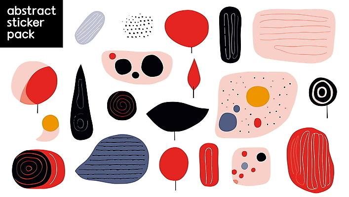 모양 디자인 선 분홍색 스티커 일러스트 추상 사람없음 그래픽 세트 다이어리 검은색 면 점 다홍색 엘리먼트 다꾸 국내일러스트 AI파일 컬러 무늬 사무용품 신조어 약어 파일형식 벡터