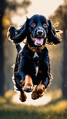 JPG 편집이미지 한마리 거리 사람없음 달리기 점프 산책 스패니얼 강아지 디지털합성 즐거움 편집실사 AI포토 AI콘텐츠 1 감정 모션 휴식 반려동물 개 CG 파일형식