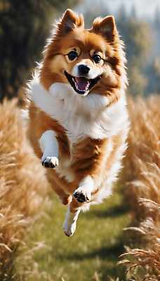 JPG 편집이미지 한마리 거리 사람없음 달리기 점프 산책 강아지 디지털합성 즐거움 믹스견 편집실사 AI포토 AI콘텐츠 1 감정 모션 휴식 반려동물 개 CG 파일형식