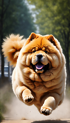 JPG 편집이미지 한마리 거리 사람없음 달리기 점프 산책 강아지 디지털합성 즐거움 차우차우 흙먼지 편집실사 AI포토 AI콘텐츠 1 감정 모션 휴식 반려동물 개 CG 먼지 파일형식