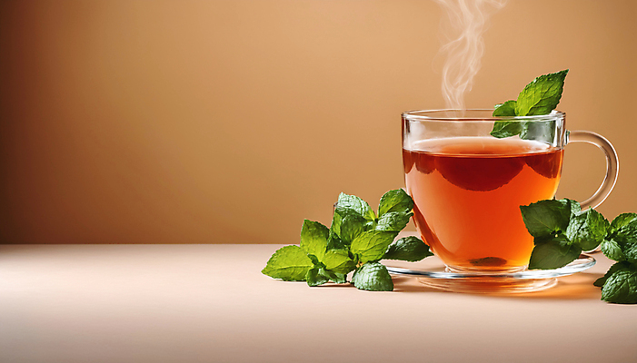 JPG 편집이미지 사람없음 연기 차 찻잔 허브 허브차 편집실사 AI포토 AI콘텐츠 식물 음료 잔 차_음료 CG 파일형식