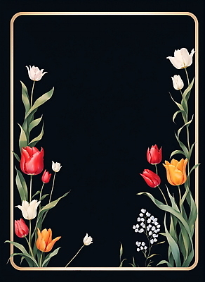 JPG 꽃 잎 일러스트 프레임 사람없음 사각형 테두리 보테니컬아트 국내일러스트 AI일러스트 AI콘텐츠 도형 식물 파일형식