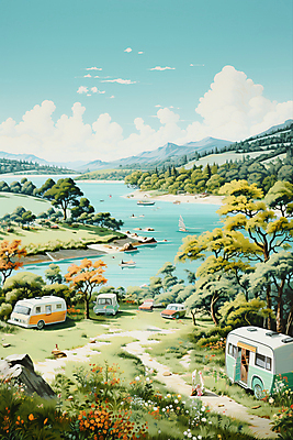 JPG 나무 구름 편집이미지 꽃 호수 하늘 산 풍경 사람없음 캠핑 바위 캠핑장 디지털합성 캠핑카 선박 편집실사 자연요소 식물 수상교통 자동차 레저 돌_바위 CG 파일형식