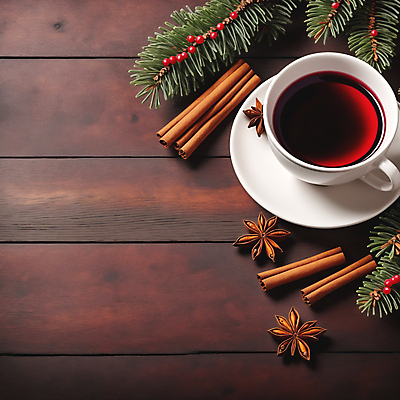 JPG 편집이미지 열매 사람없음 컵 레드와인 레몬 솔잎 시나몬스틱 카피스페이스 뱅쇼 팔각회향 편집실사 AI포토 AI콘텐츠 식물 식기 잎 과일 와인 공백 향신료 CG 시나몬 파일형식