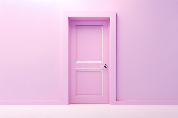 JPG 편집이미지 분홍색 프레임 사람없음 문 디지털합성 편집소스 편집실사 AI포토 AI콘텐츠 컬러 CG 파일형식