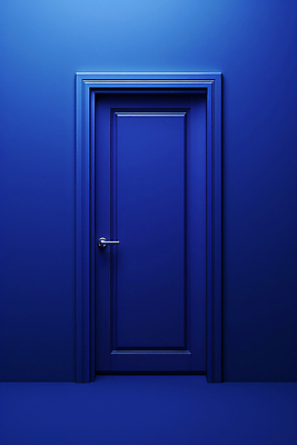 JPG 편집이미지 프레임 사람없음 파란색 문 디지털합성 편집소스 편집실사 AI포토 AI콘텐츠 컬러 CG 파일형식