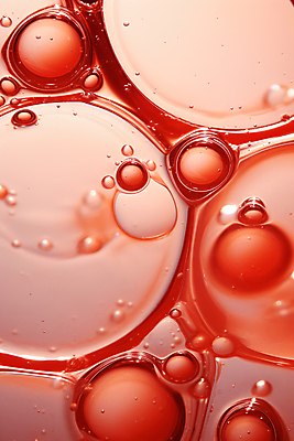 JPG 편집이미지 사람없음 빨간색 물방울 물거품 편집실사 AI포토 AI콘텐츠 컬러 거품 CG 파일형식