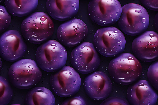 JPG 편집이미지 과일 사람없음 보라색 물방울 수분 가득함 자두 편집실사 AI포토 AI콘텐츠 컬러 CG 파일형식