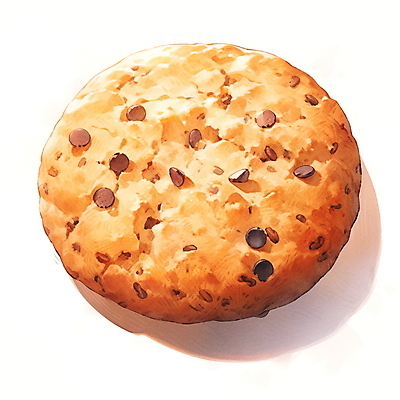 JPG 일러스트 디저트 수채화 사람없음 갈색 쿠키 초코칩쿠키 국내일러스트 AI일러스트 AI콘텐츠 음식 컬러 초코칩 초코쿠키 파일형식