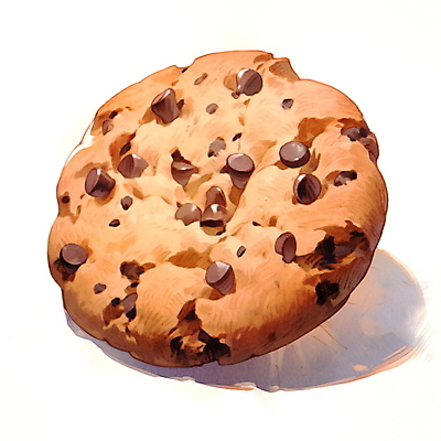 JPG 일러스트 디저트 수채화 사람없음 갈색 쿠키 초코칩쿠키 국내일러스트 AI일러스트 AI콘텐츠 음식 컬러 초코칩 초코쿠키 파일형식