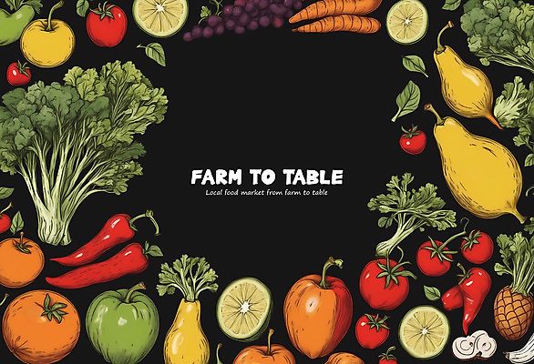 PSD 토마토 채소 과일 일러스트 식재료 고추 포도 양파 프레임 사람없음 사각형 파인애플 라임 국내일러스트 도형 열대과일 파일형식