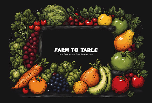 PSD 토마토 채소 과일 일러스트 포도 프레임 사람없음 사각형 당근 브로콜리 배추 국내일러스트 도형 뿌리채소 파일형식