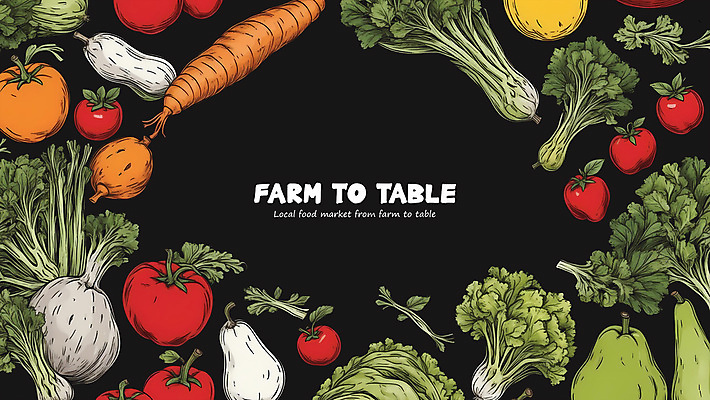 PSD 토마토 채소 과일 일러스트 식재료 프레임 사람없음 당근 무 국내일러스트 뿌리채소 파일형식