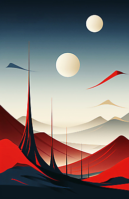 JPG 편집이미지 디자인 포스터 추상 산 사람없음 그래픽 컬러풀 원형 디지털합성 심플 미니멀 이미지편집 편집실사 도형 컬러 무늬 CG 파일형식