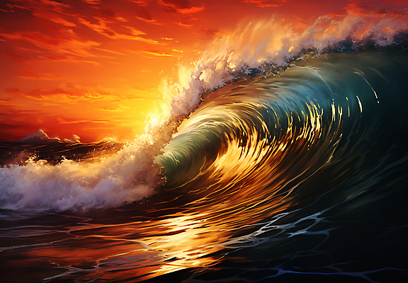 JPG 구름 편집이미지 물결 파도 자연 하늘 풍경 사람없음 일몰 디지털합성 웨이브 이미지편집 편집실사 자연요소 바다 노을 CG 생태계 파일형식