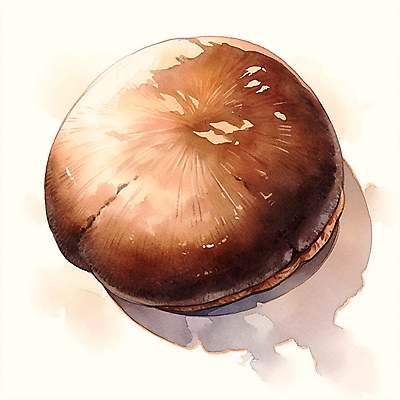 JPG 음식 일러스트 수채화 사람없음 갈색 버섯 식용버섯 2025년 트렌드컬러 국내일러스트 모카무스 AI일러스트 AI콘텐츠 컬러 연도 파일형식