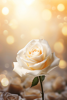 JPG 편집이미지 자연 풍경 사람없음 장미 흰색 디지털합성 보케 로즈데이 살구색 편집실사 AI포토 AI콘텐츠 꽃 컬러 데이이벤트 CG 생태계 파일형식