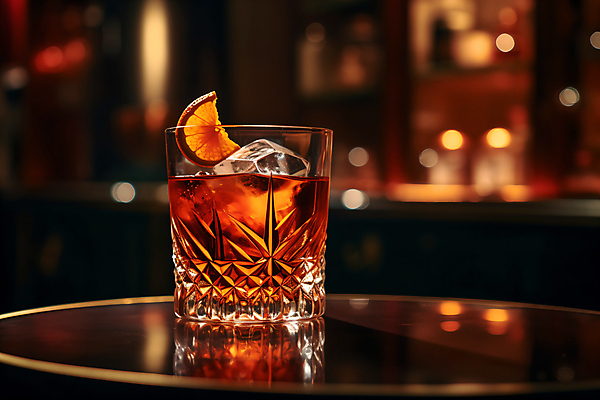 JPG 편집이미지 술잔 한잔 주류 사람없음 갈색 얼음 칵테일 레몬 칵테일바 레몬장식 편집실사 AI포토 AI콘텐츠 자연요소 1 음료 컬러 과일 잔 장식 선술집 CG 파일형식