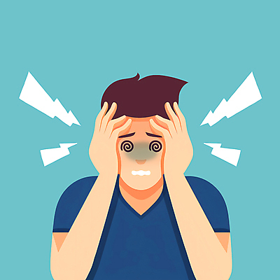 JPG 남자 하늘색 일러스트 한명 상반신 성인 번개 감기 두통 몸살 현기증 환절기 성인남자한명만 국내일러스트 AI일러스트 AI콘텐츠 1 계절 날씨 사람 파란색 질병 증상 남자한명만 성인남자만 파일형식