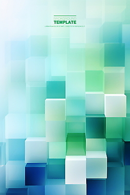 PSD 편집이미지 배너 추상 사람없음 초록색 파란색 큐브 입체 이미지편집 컬러 무늬 파일형식