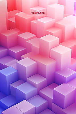 PSD 편집이미지 배너 분홍색 추상 사람없음 보라색 큐브 입체 이미지편집 컬러 무늬 파일형식