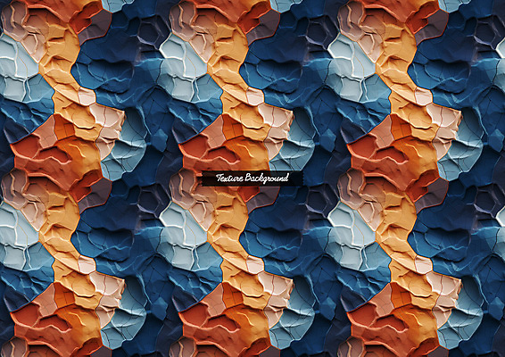 PSD 편집이미지 패턴 사람없음 파란색 3D 주황색 디지털합성 질감 이미지편집 편집3D 컬러 무늬 파일형식
