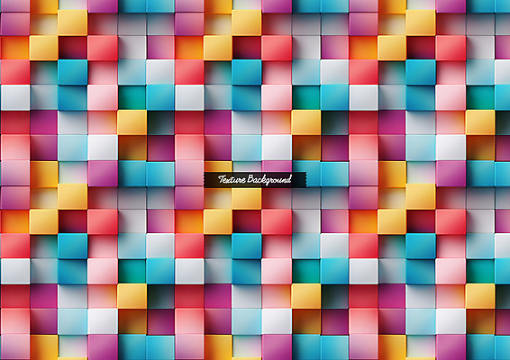PSD 편집이미지 패턴 사람없음 컬러풀 3D 큐브 디지털합성 질감 이미지편집 편집3D 컬러 무늬 파일형식