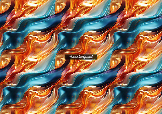 PSD 편집이미지 하늘색 패턴 사람없음 3D 주황색 디지털합성 질감 이미지편집 편집3D 컬러 무늬 파란색 파일형식