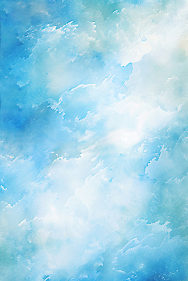 JPG 포스터 일러스트 수채화 사람없음 파란색 번짐 국내일러스트 AI일러스트 AI콘텐츠 컬러 파일형식 효과